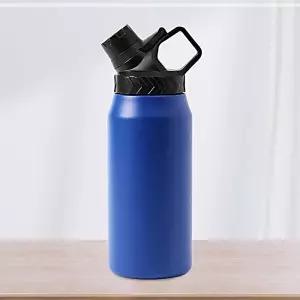 보냉 데일리 리터 보온 휴대용 750ml 손잡이 음용구 스텐 블루 텀블러