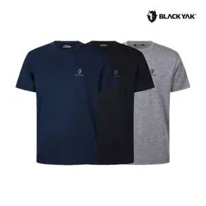 [블랙야크]남녀 공용 라운드 트리플 반팔티 3PACK 티셔츠 1BYRTXU901 LE1219000148