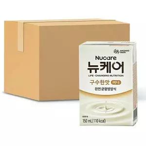 [셀러허브]뉴케어 미니 구수한맛 150ml x 24개 소용량 유동식 식사 드링크 부모님 선물 (S49666327)