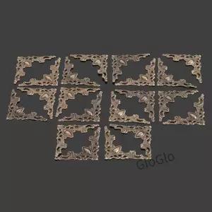 보석 상자 가슴 선물 나무 케이스 책 메뉴 스크랩북 사진 앨범에 대 한 20pcs 코너 프로텍터