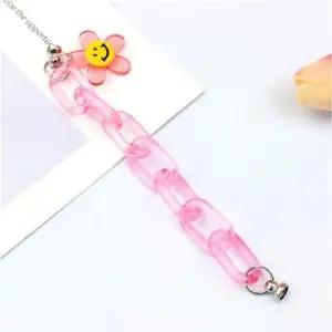 스트랩 체인 줄 휴대폰 케이스 데이지 목걸이 핸드폰