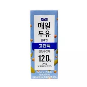 [그로미스]매일두유 고단백 플레인 190ml 12팩 x 4곽 (32105300)