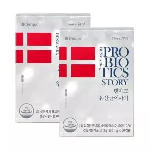 [셀러허브]덴프스 덴마크 유산균 이야기 170mg x 60캡슐 2개 / WJ (S50559445)
