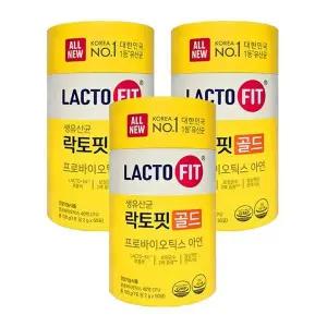[셀러허브]종근당건강 락토핏 올뉴 락토핏 골드 2g x 50포 3통 HIS (S50009688)