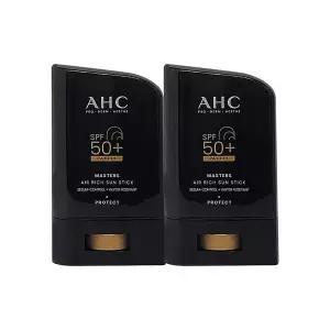[셀러허브]AHC 마스터즈 에어 리치 선스틱 22g(SPF50+) 백탁방지 레포츠용 2개 Ss (S50065793)