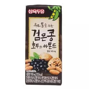 [셀러허브][삼육두유]삼육 검은콩 호두와아몬드 190ml 64개 (S49613074)