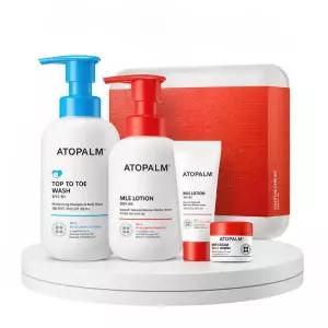 [선물기획] 아토팜 에센셜 세트(로션200ml+워시300ml)+(로션20ml+크림8ml)