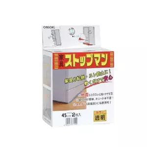 메가디자인 지진대비 가구쏠림방지턱 450MM 투명 2매 가구바닥받침