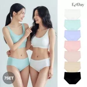 이브데이 심리스 노라인 에어쿨링 팬티 컬러혼합 7종세트_