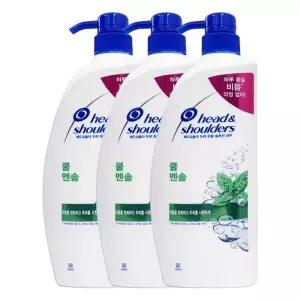 [셀러허브]헤드앤숄더 쿨 멘솔 샴푸 850ml x3 (S12475252)