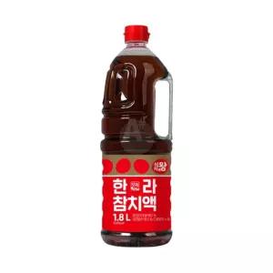 한라참치액젓 1.8L대용량 액상 농축 조리용 식당침치 업소용