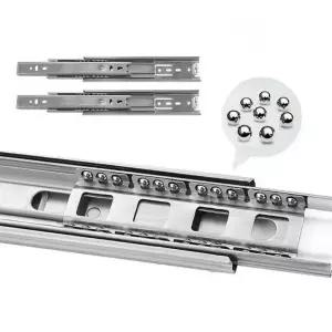 옷장 레일 가구 3단 부속품 서랍레일 서랍장 가구서랍 서랍 450mm 싱크대