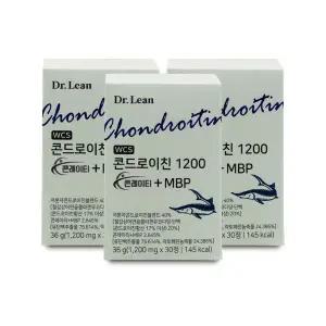 [셀러허브][닥터린] 닥터린 콘드로이친 1200 콘레이티 + MBP 1200mg x 30정 X 3박스 I (S50307306)