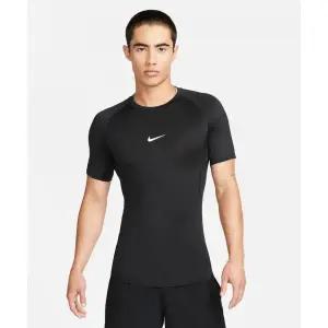 NIKE 나이키 프로 드라이 핏 타이트 반소매 피트니스 탑 M - 블랙:화이트 / FB7933-010