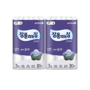 [셀러허브]잘풀리는집 명작 화장지 30m 30롤 2개 (S46779864)