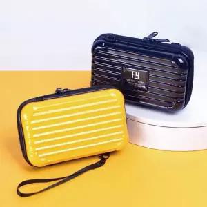미니 화장품 세면도구 약 속옷 수납 정리 하드 케이스