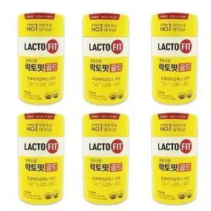 종근당건강 락토핏 생유산균 골드 2g x 50포 6통