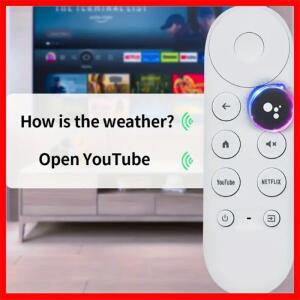 교체용 리모컨 Google TV Chromecast 4K Snow 스트리밍 미디어 플레이어용 새 G9N9N