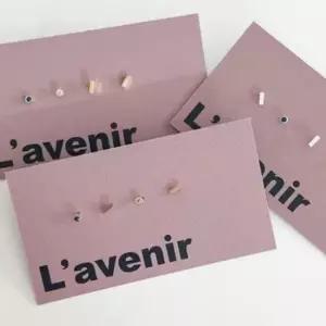 (silver925) point earring set