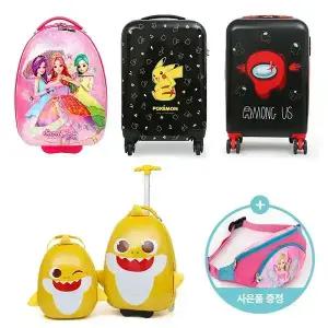 캐리어 13종택1_핑크퐁 시크릿쥬쥬 헬로카봇 어몽어스 포켓몬스터 터닝메카드 소피루비 공룡메카드 16인치 19인치 20인치_어린이선물 바퀴달린 가방 여행가방