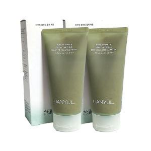 한율 어린쑥 클렌징 흡착 팩폼 120ml x2개