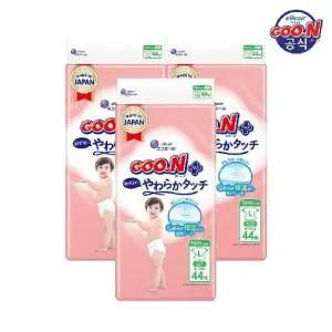 군 기저귀 플러스 소프트터치 밴드 대형(L) 44P x 3팩