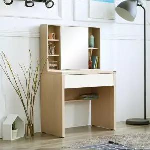 인터데코 화장대서랍장 83cm (콘솔서랍장+수납거울) TP627