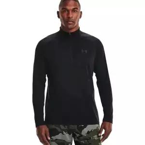 언더아머 UNDERARMOUR 1328495-001 블랙 남성 UA Tech 집 반집업 긴팔 기능성 티셔츠 249278