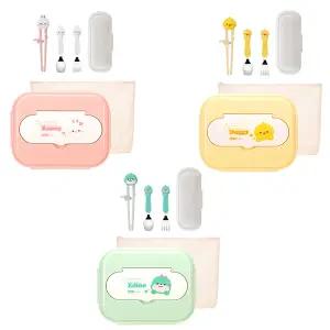 에디슨 프렌즈 2.0 하나로 스텐 식판 가방 + 젓가락 스텐 스푼 포크세트 택1