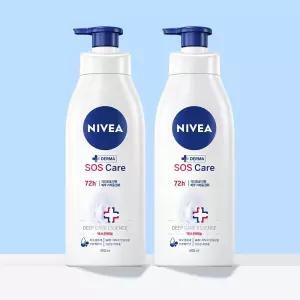 니베아 SOS 케어 바디로션 400ml, 2개