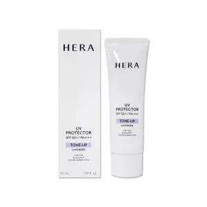 헤라 NEW UV 프로텍터 톤업 라벤더 50ml 1개 리뉴얼 신제품 쿨톤 선크림 자외선 차단