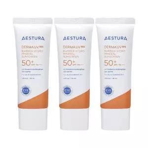 에스트라 더마 유브이365 장벽수분 무기자차 선크림 40ml(SPF50+) 3개 S1