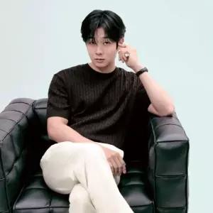 [롯데백화점]프로젝트엠 남성) 케이블 라운드 반팔 스웨터 EPG2ER1500A