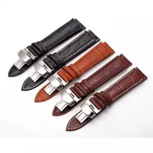 자동버클 가죽시계줄 손목밴드
