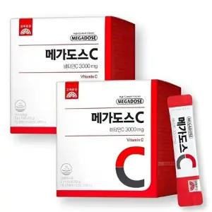 메가도스C 3000 고함량 비타민C 100포 X 2박스