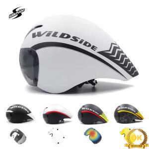 Wildside Aero TT 도로 자전거 헬멧 레이싱 사이클링 스포츠 트라이 애슬론 초경량 안전 고글 액세서리