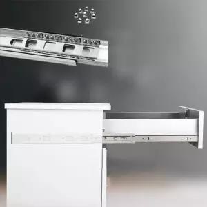 서랍3단레일 3단 가구 서랍 레일 옷장 서랍장 싱크대 부속품 350mm