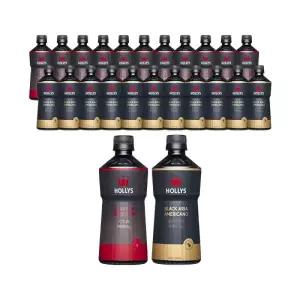 할리스 시그니처 아메리카노 550ml, 6입, 2개+블랙아리아 아메리카노 550ml, 6입, 2개 (총 24개)