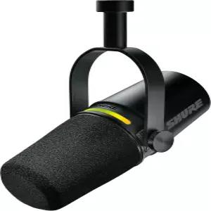 Shure MV7 다이내믹 마이크 - 스트리밍 녹음 및 방송용 USB-C XLR 팟캐스트 OBS 인증 자동 레벨 모드