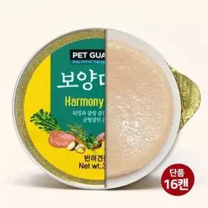 펫가드 강아지캔 보양대첩 하모니 연어와 참치 30g 16캔