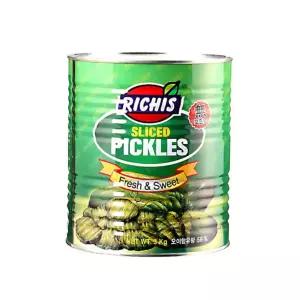 생활 오이피클3kg 리치스 동서 업소용 대용량 피자 식당 단무지 하니D1