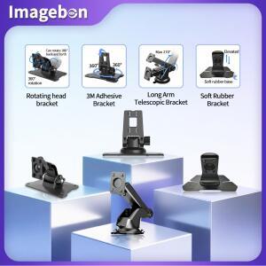 Imagebon 자동차 DVR 종류의 홀더 마운트 GPS 네비게이션 카메라 브래킷베이스 회전식 액세서리