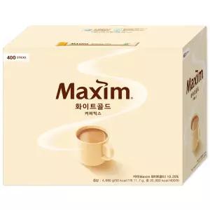 부드러운 맥심 화이트골드 커피믹스 400T 대용량 커피 722687