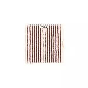 테클라 TT-KS(30x30cm) 워시클로스 테리 코디악 브라운 스트라이프 수건