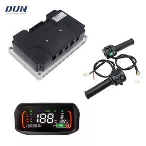난징 파드라이버 ND72680 48V-72V 홀 DC 350A 단상 모터 컨트롤러 (N1S 원라인 DN7 디스플레이 및 T08 스로