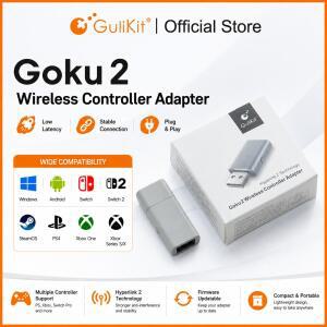 Gulikit Goku 2 무선 컨트롤러 어댑터 수신기 동글 (윈도우 스위치 1/2 PS4 안드로이드 Xbox 시리즈 One 플