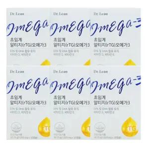 닥터린 rTG 오메가3 초임계 다터린 송준기 손중기 광고 선전 홈쇼핑 눈 6박스 약6개월분