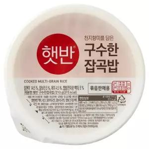햇반 구수한 잡곡밥 210g 36개
