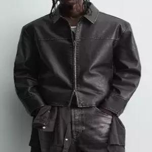 3715200  zara 자라남자가죽자켓 레이더재킷    6312