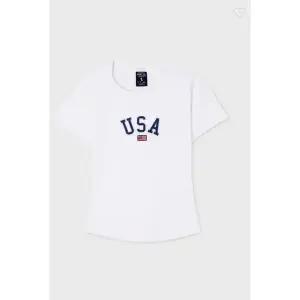 갤러리아 USA 골지 반팔 티셔츠(RAG3791F)